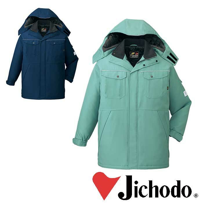 ページ✩.*˚ JICHODO】 48413 エコ製品制電防寒コート(フード付) [防寒] カラー