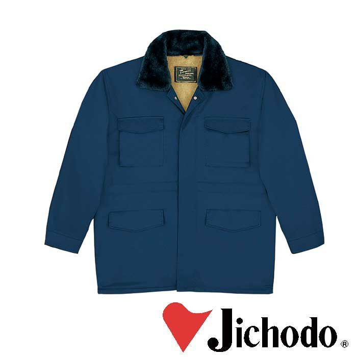 7200 防寒コート(フード付) 自重堂 Jichodo 秋冬作業服 作業着 M~5L ツイル ナイロン100％
