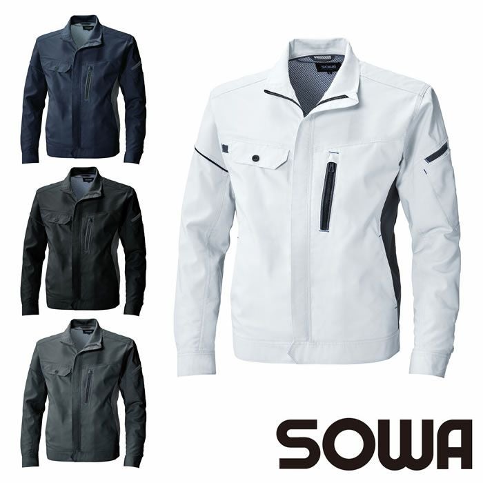 3018-01 半袖ブルゾン 桑和 SOWA 春夏作業服 作業着 SS～6L