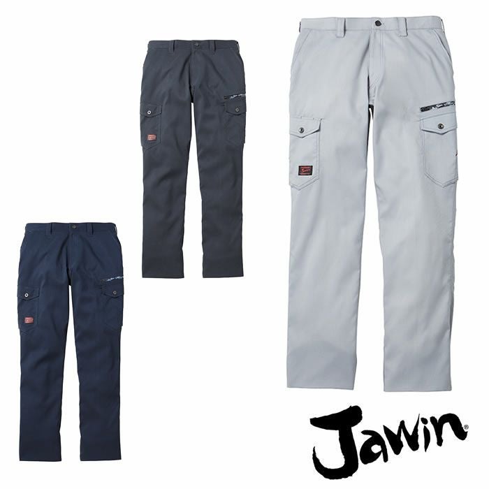 56802 ストレッチノータックカーゴパンツ 自重堂 Jawin 春夏作業服