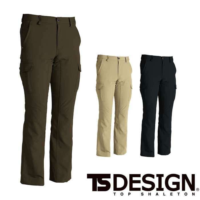 84614 ストレッチタフメンズカーゴパンツ TSDESIGN 藤和 作業服 秋冬