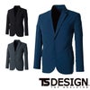 9136 TS 4D ステルスメンズジャケット TSDESIGN 藤和 作業服 年間 長袖ブルゾン 作業着 S～6L ポリエステル100％ TS 4Dストレッチ