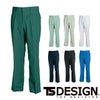 7101 スラックス TSDESIGN 藤和 作業服 春夏 スラックス 作業着 70～120 ポリエステル80％・綿20％ T/C強撚トロピカル（導電繊維混入）