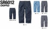 SR-6012 ストレッチエアーライトクロップド EVENRIVER イーブンリバー 春夏作業服 作業着 S～5L 綿84％・ポリエステル15％・ポリウレタン1％