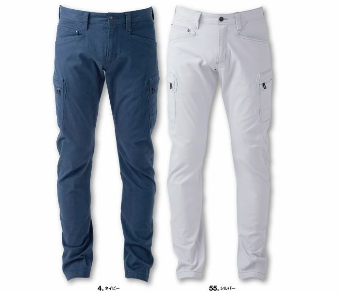 ERX502 ヘビーエクストリームストレッチカーゴ EVENRIVER イーブンリバー 秋冬作業服 作業着 73～115cm 綿95％・ポリウレタン5％