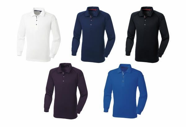 50550 長袖ポロシャツ（胸ポケットなし） SOWA 桑和 作業服 ポロシャツ 作業着 S～4L ポリエステル100％