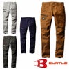 1812 カーゴパンツ（ユニセックス） BURTLE バートル ストレッチ 春夏作業服 作業着 SS～7L 綿55％・ポリエステル45％ 交織ストレッチクロス