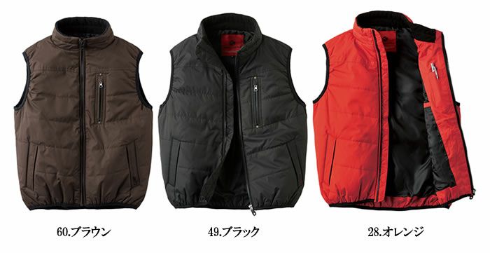 54210 防寒ベスト kurodaruma クロダルマ 防寒着