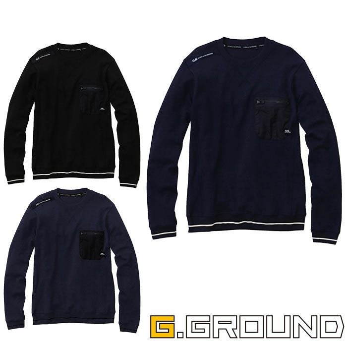 SOWA|桑和|G.GROUND|3105-52長袖Tシャツ|作業服通販SSS-UNIFORM