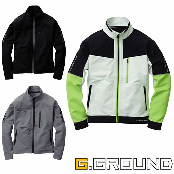  3012-00 長袖ブルゾン 桑和 SOWA G.GROUND