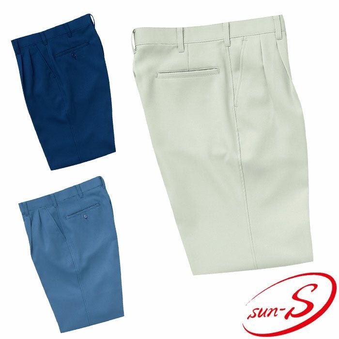 WA3740 ツータックパンツ SUN-S サンエス 秋冬作業服 70～120cm