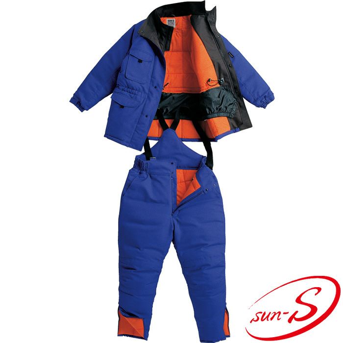 NR021 冷蔵庫長 -40℃（ネイビー） SUN-S サンエス 秋冬 作業服 冷凍庫