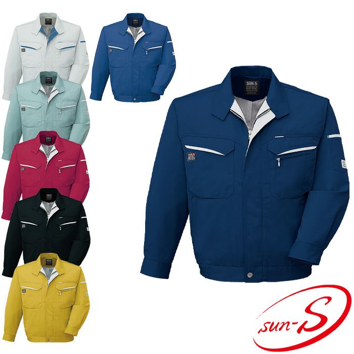 WA20471 長袖ブルゾン SUN-S サンエス 秋冬 作業服 作業着 SS～6L