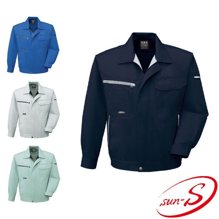 WA20551 長袖ブルゾン SUN-S サンエス 秋冬作業服 SS～8L ポリエステル