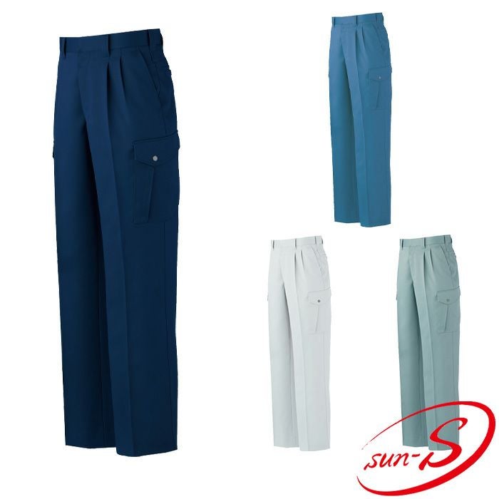 WA21164 ツータックパンツ SUN-S サンエス 秋冬 作業服 70～120cm