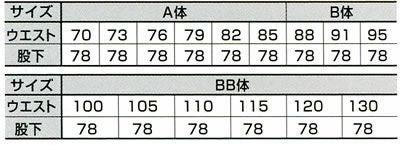 AS21204 ツータックパンツ SUN-S サンエス 秋冬 作業服 70～130cm ポリエステル90％・綿10％ 制電裏綿
