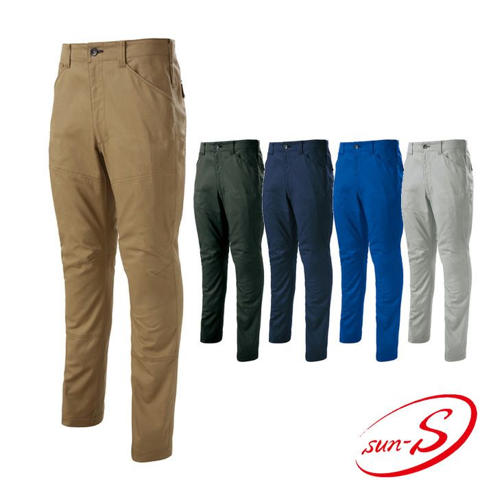 WA21905 ノータックカーゴパンツ SUN-S サンエス 秋冬作業服 70～130cm