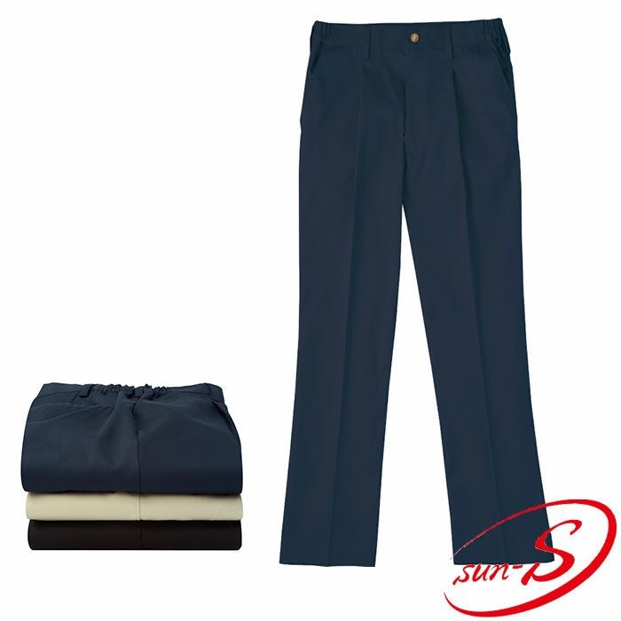 JB58044 男女兼用脇ゴムパンツ SUN-S サンエス オールシーズン 作業服