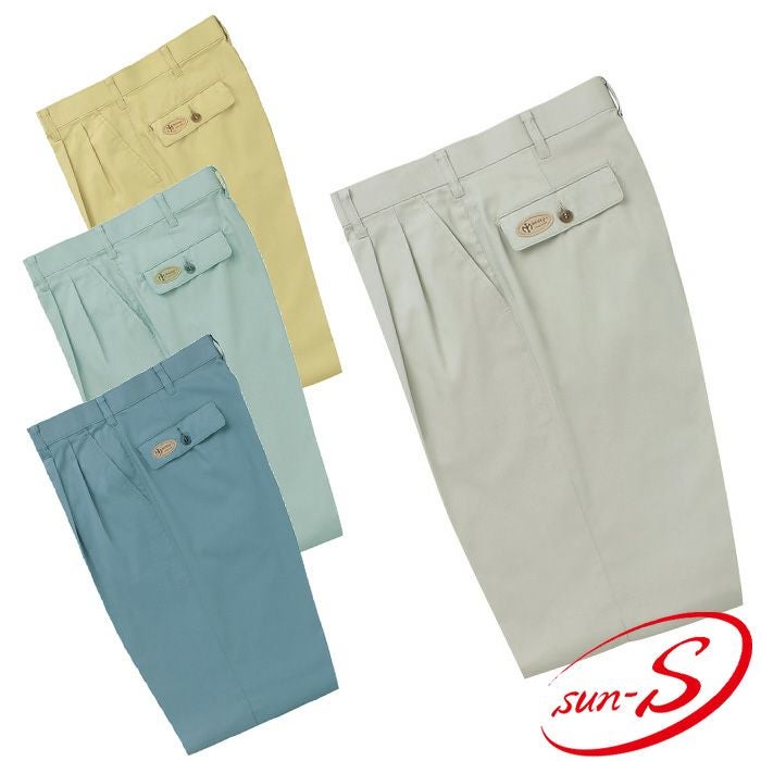 WA154 ツータックパンツ SUN-S サンエス 春夏作業服