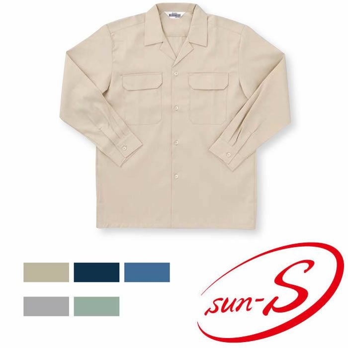GK320 長袖ジャック SUN-S サンエス 春夏作業服 S～5L ポリエステル65