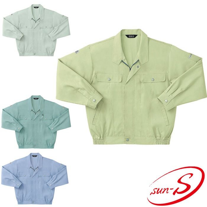 WA391 長袖デカポケブルゾン SUN-S サンエス 春夏作業服 S～5L