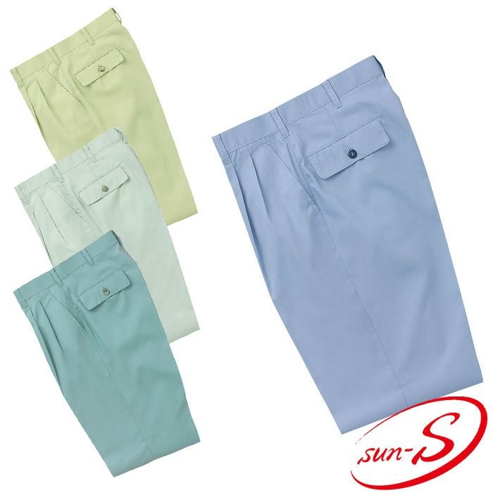 WA384 ツータックパンツ SUN-S サンエス 春夏作業服 60～120cm