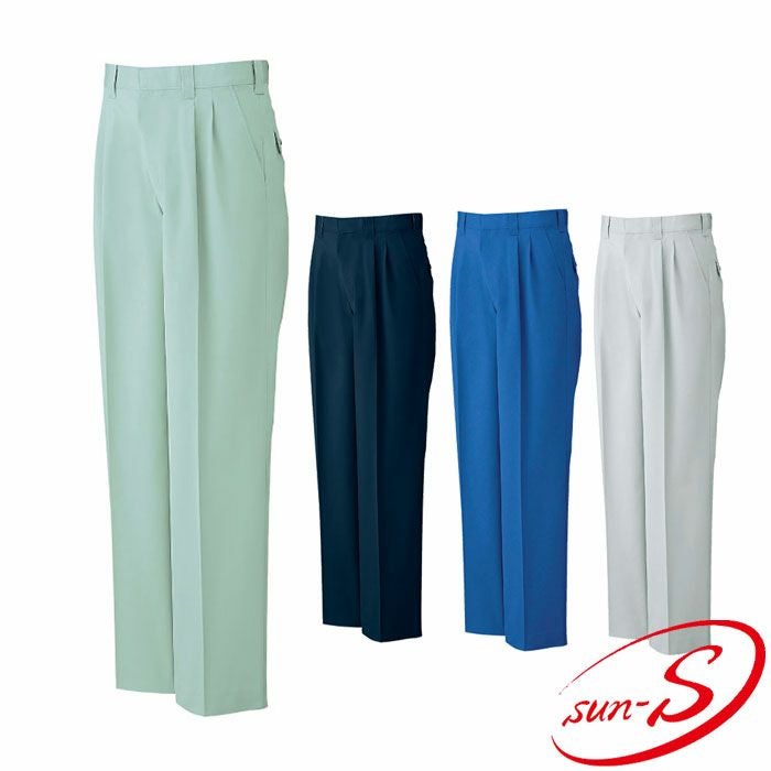 WA10554 ツータックパンツ SUN-S サンエス 春夏作業服 70～150cm