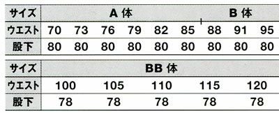 WA10664 ツータックパンツ SUN-S サンエス 春夏作業服 70～150cm ポリエステル80％・綿20％ トロピカル