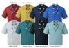 AS11200 半袖ブルゾン SUN-S サンエス 春夏作業服 SS～6L ポリエステル80%・綿20% キープクリア トロピカル（ワップル加工）