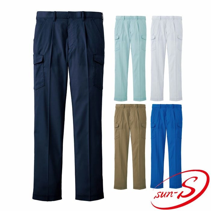 WA11915 ワンタックカーゴパンツ SUN-S サンエス 春夏作業服 70～130cm