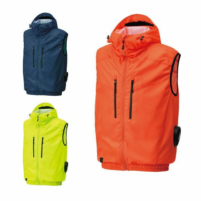 KU92112 フード付ベスト SUN-S サンエス