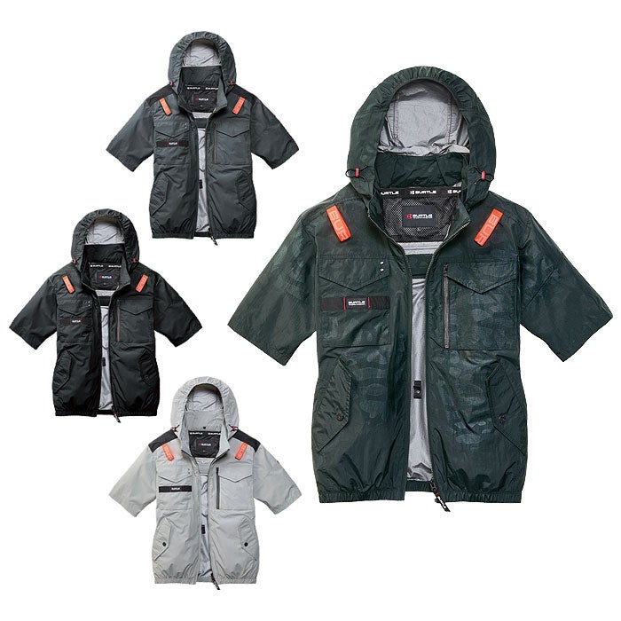 AC1156 エアークラフトタクティカル半袖ブルゾン（ユニセックス） BURTLE バートル