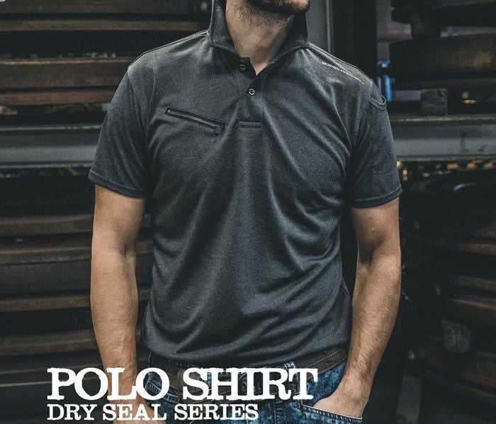 NX406 ドライシールポロシャツ（長袖） EVENRIVER イーブンリバー