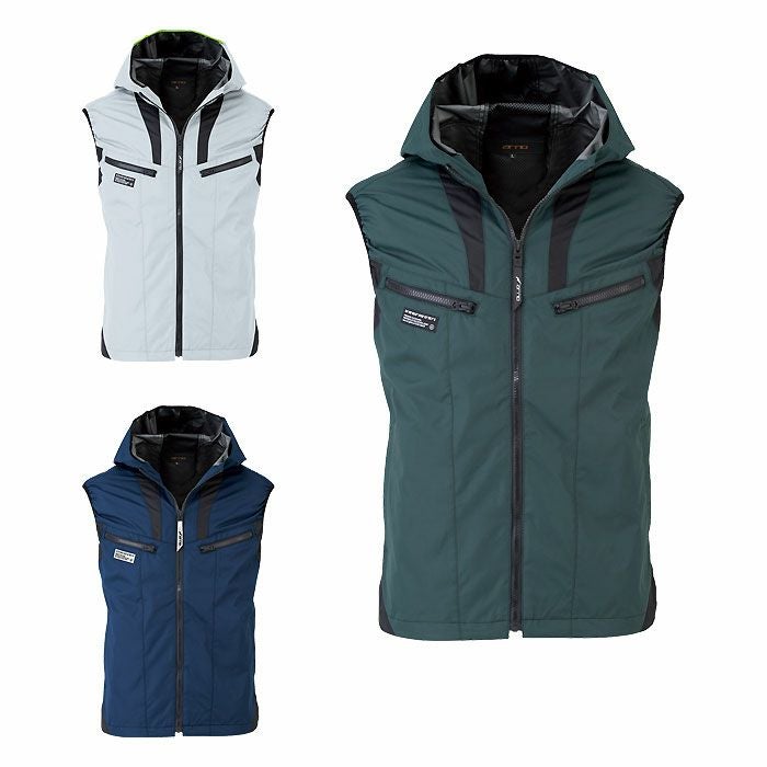 EBA5019A ベスト/フード付き BIGBORN ビッグボーン