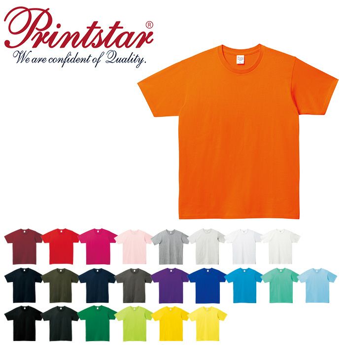 00086-DMT 5.0オンス ベーシックTシャツ TOMS Printstar 086-dmt 春夏