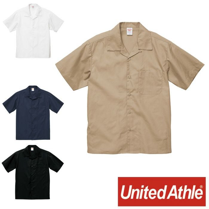 1759-01 T/Cオープンカラーショートスリーブシャツ UnitedAthle