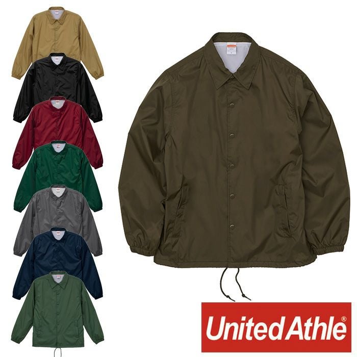新品未使用 UNION BINDING コーチジャケット Sサイズ 7059-01 ナイロンコーチジャケット(裏地付) UnitedAthle ユナイテッド