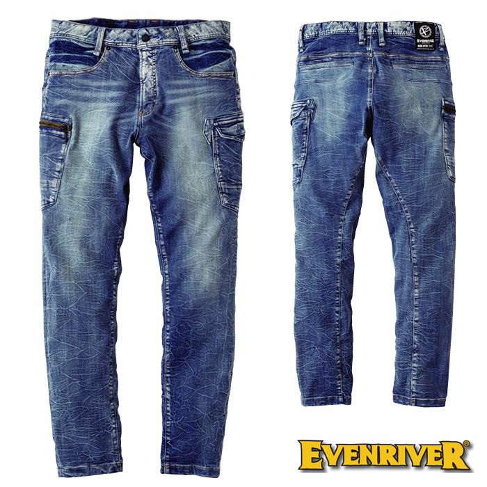 USD912 ストレッチデニムカーゴX9.1 EVENRIVER イーブンリバー