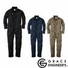 GE-677 グリッドエアーツナギ エスケープロダクト GRACE ENGINEER'S つなぎ服 オーバーオール ツナギ サロペット 作業服 作業着 S～5L ポリエステル 100%