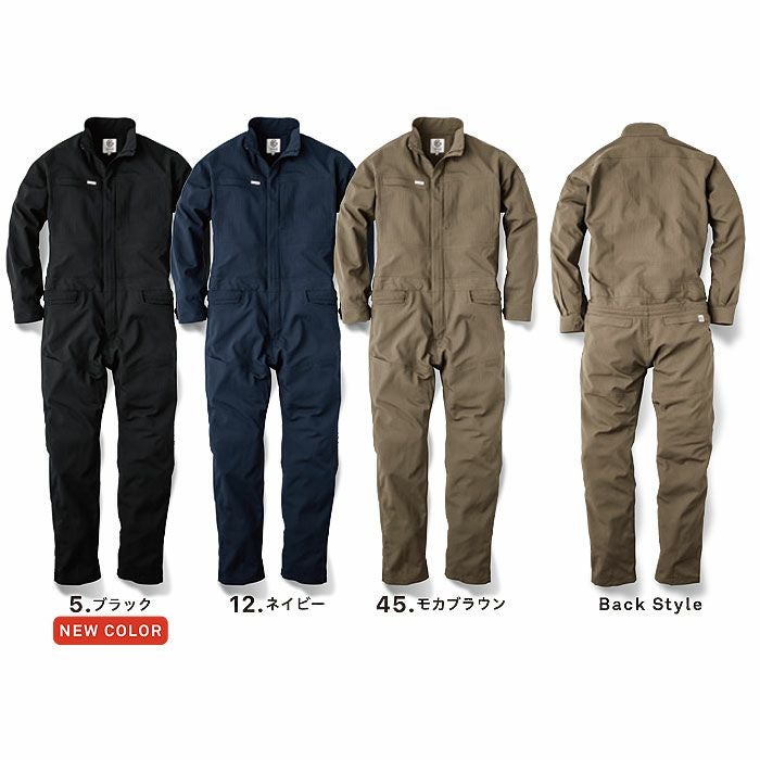 GE-677 グリッドエアーツナギ エスケープロダクト GRACE ENGINEER'S つなぎ服 オーバーオール ツナギ サロペット 作業服 作業着 S～5L ポリエステル 100%