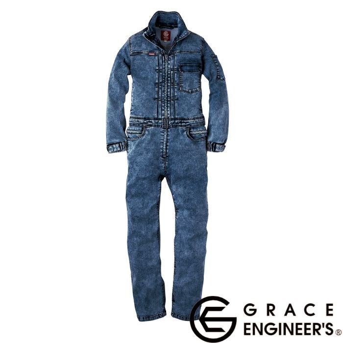 GRACE ENGINEER'S|GE-650 デアリーウーマンツナギ長袖|エスケー
