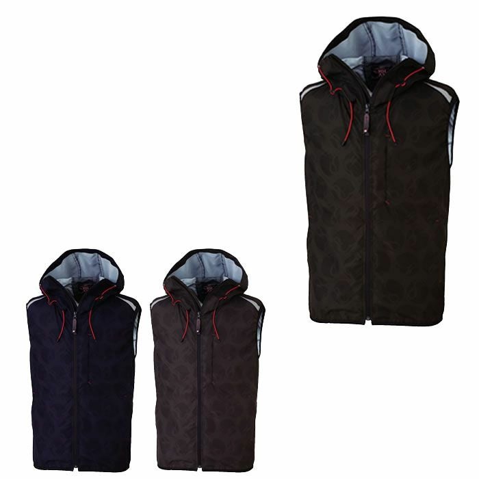 MK-400 00400 MHAK 空調風神服フード付きベスト DAIRIKI 大川被服