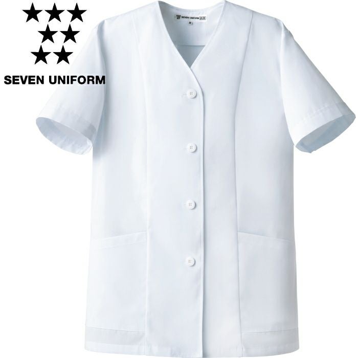 AA332 コート SEVEN UNIFORM セブンユニフォーム 7～19 ブロード ポリエステル65%・綿35%