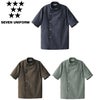 BA1089 コート SEVEN UNIFORM セブンユニフォーム S～4L 麻調デニム ポリエステル65%・綿35%
