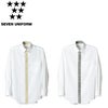 CH1583 ボタンダウンシャツ SEVEN UNIFORM セブンユニフォーム SS～3L ブロード ポリエステル85%・綿15%、ギンガムチェック ポリエステル90%・綿10%