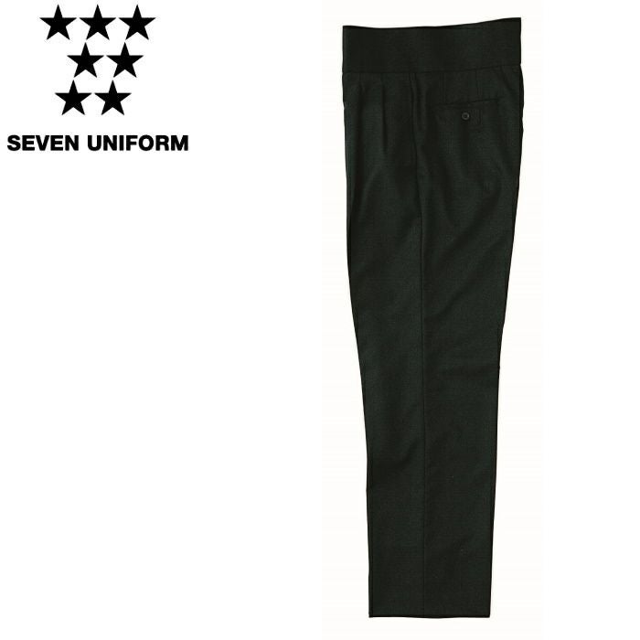 DL2977 ハイウエストツータックスラックス SEVEN UNIFORM セブンユニフォーム 70～125 ツイル 毛70%・ポリエステル30%