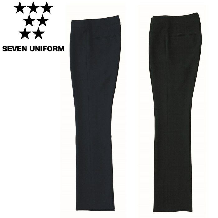 DL2992 パンツ SEVEN UNIFORM セブンユニフォーム 5～17 平二重織 ポリエステル90%・トリアセテート10%