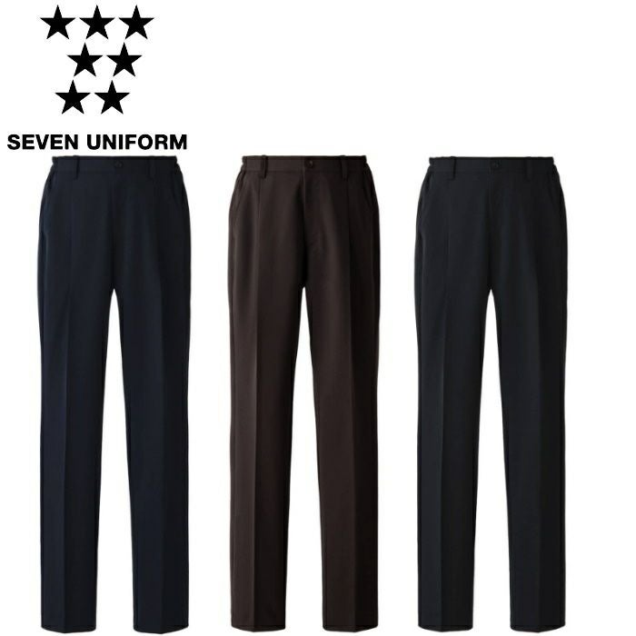 DL2998 パンツ SEVEN UNIFORM セブンユニフォーム SS～4L トリコット  ポリエステル100％