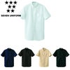 CH4458 スタンドカラーシャツ SEVEN UNIFORM セブンユニフォーム SS～5L ブロード  ポリエステル65%・綿35%