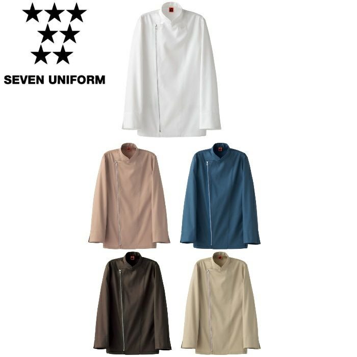 QA7367 コート SEVEN UNIFORM セブンユニフォーム SS～3L 二重織 綿100